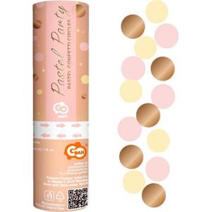 Godan / confetti Pneumatické kruhy na konfety (růžové, růžové zlato, ecru) / 15 cm