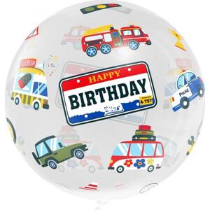 Godan / balloons Aqua balon - krystal, Všechno nejlepší k narozeninám (vozidla), 20