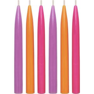 Godan / candles Eko narozeninové svíčky, včelí vosk, mix barev, rozměr 9 x 1 cm, 12 ks.