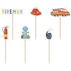 Godan / decorations Fireman Pikers, 6 ks.