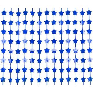 Godan / decorations Závěs B&C Stars, metalická modrá, 100x200 cm