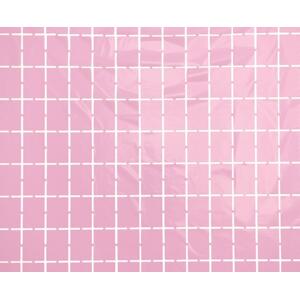 Godan / decorations Čtvercový závěs, pastelově světle růžový, 100x200 cm