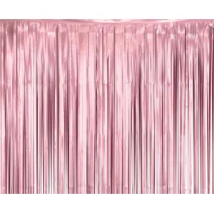 Godan / decorations B&C růžový matný závěs, 100x200 cm