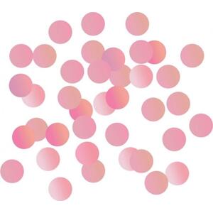 Godan / confetti Fóliové konfety B&C Circles, 2 cm, 250 g, růžové a zlaté