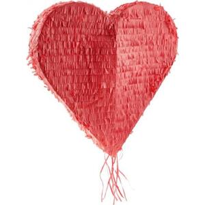 Godan / decorations Piñata červené srdce, rozměr 45x45x7 cm