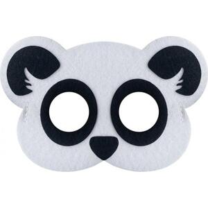 Godan / costumes Panda plstěná maska, 19x12 cm