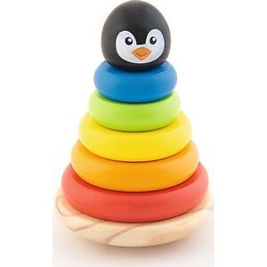 TREFL Dřevěná hračka Penguin Edwin