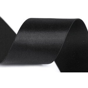 Saténová pruženka šíře 50 mm Varianta: 1 černá, Balení: 1 m
