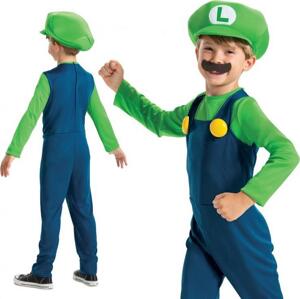 Disguise Kostým Luigi Fancy - Nintendo (licence), velikost M (7-8 let)