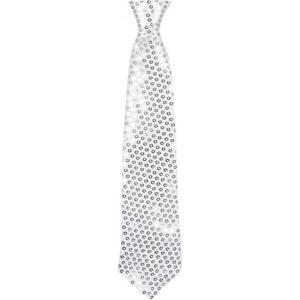 Boland Lesklá stříbrná kravata, 40 cm