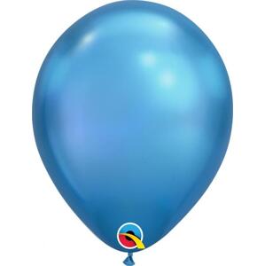 Qualatex Balón QL 11", modrý chrom / 100 ks.