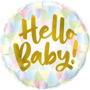 Qualatex 18palcový fóliový balónek QL CIR Hello Baby