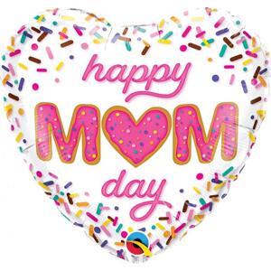 Qualatex Balon foliowy 18 cali QL HRT Happy Mom day