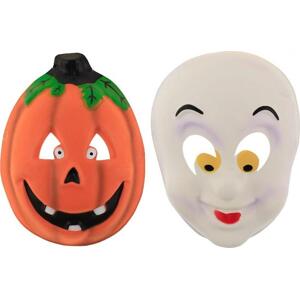 Godan / costumes Spooky & Scary Halloween maska, mix vzorů, 1 ks.