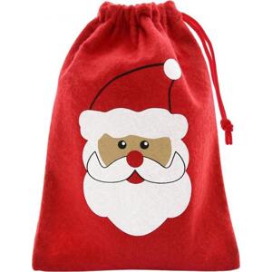 Vánoční taška "Santa Claus", červená, rozměr 18x24 cm