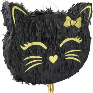 Godan / decorations Piñata Black Cat, rozměr 35x7,5x37 cm