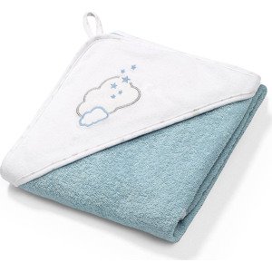 BabyOno Baby Ono Froté ručník s kapucí 85x85 cm, modrý