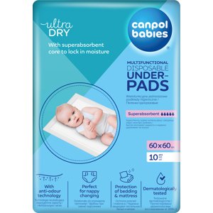 CANPOL babies Multifunkční hygienické podložky 60x60cm 10ks