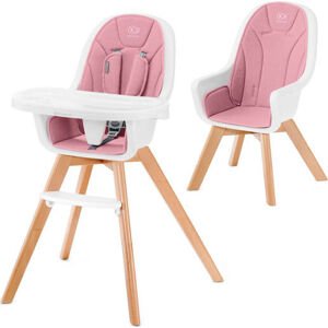 Dětská jídelní židlička 2v1 Kinderkraft Tixi Pink