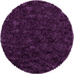 Ayyildiz koberce Kusový koberec Fluffy Shaggy 3500 lila kruh Rozměry koberců: 80x80 (průměr) kruh