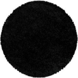 Ayyildiz koberce Kusový koberec Sydney Shaggy 3000 black kruh Rozměry koberců: 80x80 (průměr) kruh