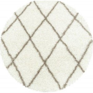 Ayyildiz koberce Kusový koberec Alvor Shaggy 3401 cream kruh Rozměry koberců: 120x120 (průměr) kruh
