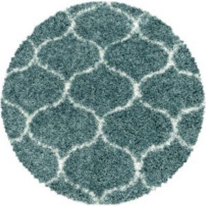 Ayyildiz koberce Kusový koberec Salsa Shaggy 3201 blue kruh Rozměry koberců: 120x120 (průměr) kruh