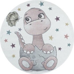 Ayyildiz koberce Dětský kusový koberec Funny 2106 pink kruh Rozměry koberců: 120x120 (průměr) kruh