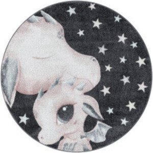 Ayyildiz koberce Dětský kusový koberec Funny 2107 pink kruh Rozměry koberců: 160x160 (průměr) kruh
