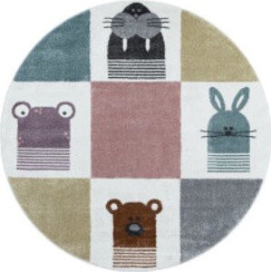 Ayyildiz koberce Dětský kusový koberec Funny 2108 multi kruh Rozměry koberců: 120x120 (průměr) kruh