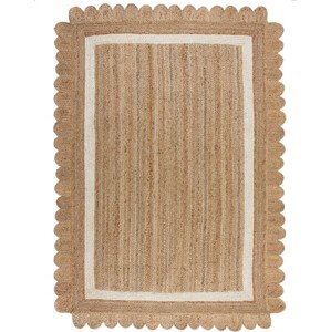 Flair Rugs koberce Kusový koberec Grace Jute Natural/White Rozměry koberců: 120x170