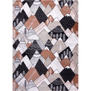 Dywany Łuszczów Dětský kusový koberec Fun Mountains cream Rozměry koberců: 80x150