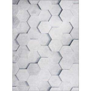 Dywany Łuszczów Kusový koberec ANDRE Hexagon 3D 1180 Rozměry koberců: 80x150