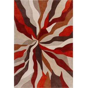 Flair Rugs koberce Kusový koberec Zest Infinite Splinter Orange Rozměry koberců: 80x150