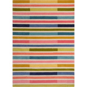 Flair Rugs koberce Ručně všívaný kusový koberec Illusion Piano Pink/Multi Rozměry koberců: 120x170