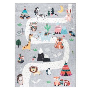 Dywany Łuszczów Dětský kusový koberec Bambino 2160 Indian grey Rozměry koberců: 80x150