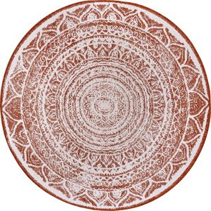 NORTHRUGS - Hanse Home koberce Kusový koberec Twin Supreme 105497 Cayenne kruh – na ven i na doma Rozměry koberců: 140x140 (průměr) kruh