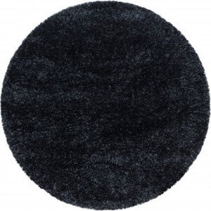Ayyildiz koberce Kusový koberec Brilliant Shaggy 4200 Black kruh Rozměry koberců: 80x80 (průměr) kruh