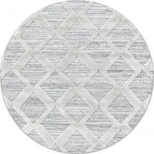 Ayyildiz koberce Kusový koberec Pisa 4703 Grey kruh Rozměry koberců: 160x160 (průměr) kruh