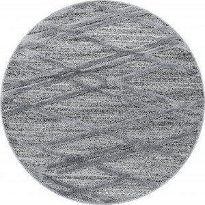 Ayyildiz koberce Kusový koberec Pisa 4706 Grey kruh Rozměry koberců: 120x120 (průměr) kruh