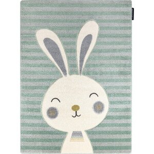Dywany Łuszczów Dětský kusový koberec Petit Rabbit green Rozměry koberců: 120x170