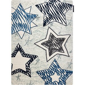 Dywany Łuszczów Dětský kusový koberec Petit Stars blue Rozměry koberců: 120x170