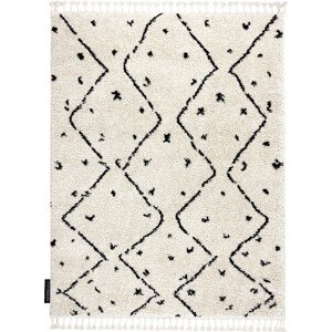 Dywany Łuszczów Kusový koberec Berber Tetuan B751 cream Rozměry koberců: 80x150