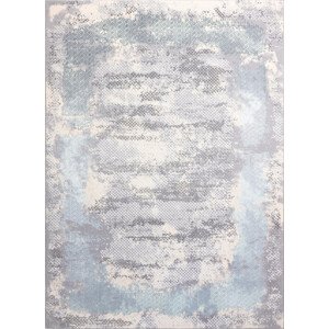 Dywany Łuszczów Kusový koberec Core A004 Frame ivory/grey and blue Rozměry koberců: 120x170