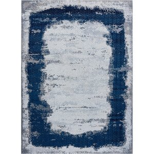 Dywany Łuszczów Kusový koberec Core A004 Frame blue/grey Rozměry koberců: 120x170