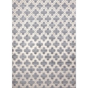 Dywany Łuszczów Kusový koberec Core W6764 Trellis grey/cream Rozměry koberců: 120x170
