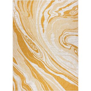Dywany Łuszczów Kusový koberec Sion Sisal Marble 22169 ecru/yellow – na ven i na doma Rozměry koberců: 120x170