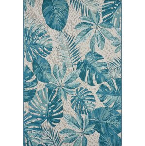 Hanse Home Collection koberce Kusový koberec Flair 105618 Tropical Leaves Turqouise – na ven i na doma Rozměry koberců: 80x165