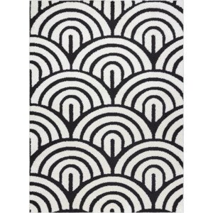 Dywany Łuszczów Kusový koberec Mode 8629 cream/black Rozměry koberců: 80x150