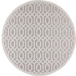 Flair Rugs koberce Kusový koberec Piatto Mataro Natural kruh – na ven i na doma Rozměry koberců: 160x160 (průměr) kruh